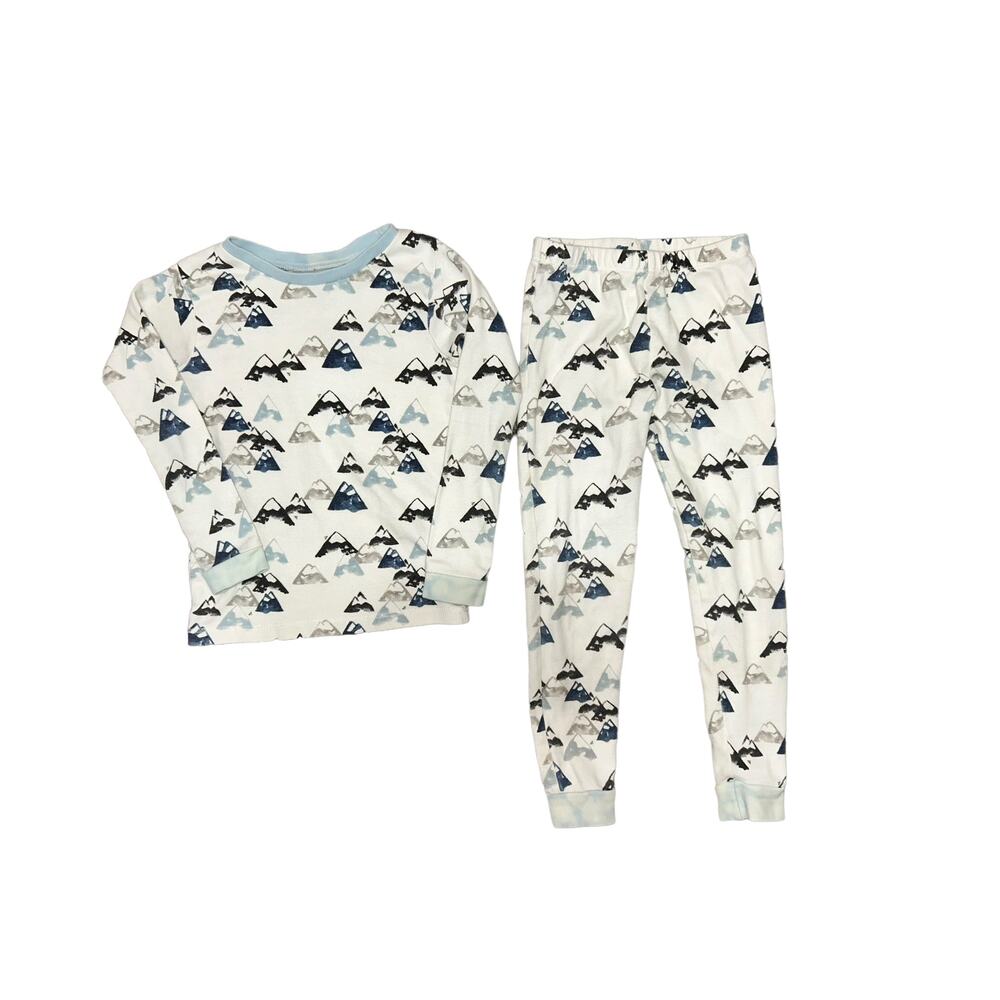 Burt's Bees Kids Mountains Snug Fit Organic Cotton Pajama Set, Size 5T